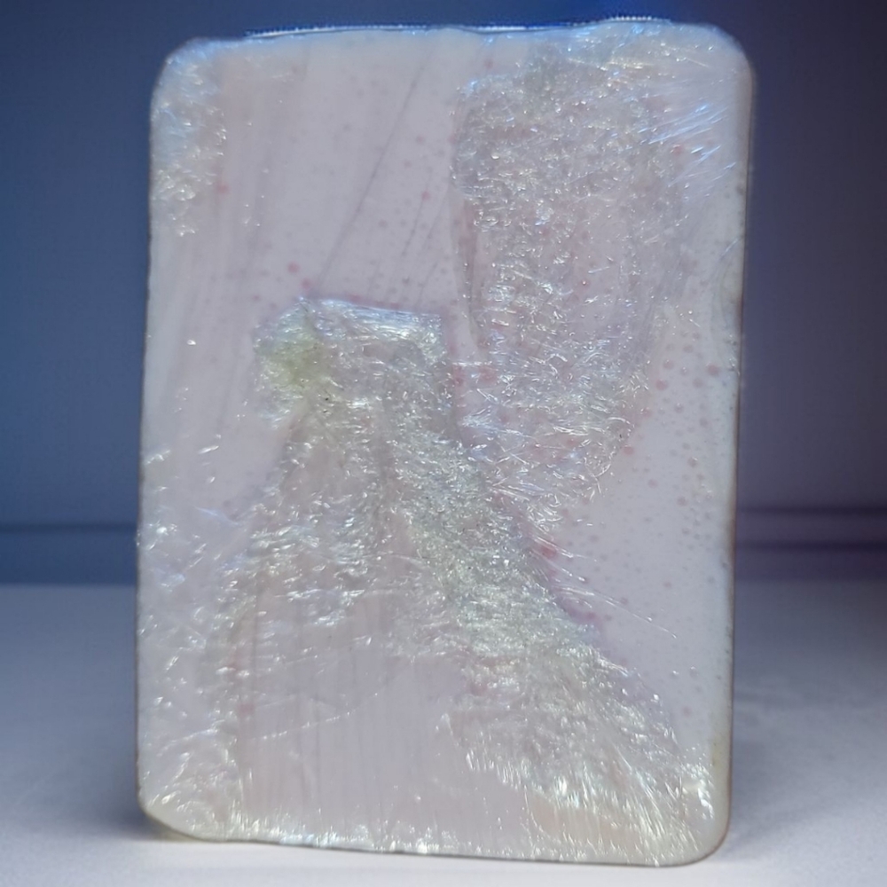 1 Home-made Amish Goat's Milk Soap Bar "Rose" Borntregers Bundle 3 For $15 - Picture 3 of 5